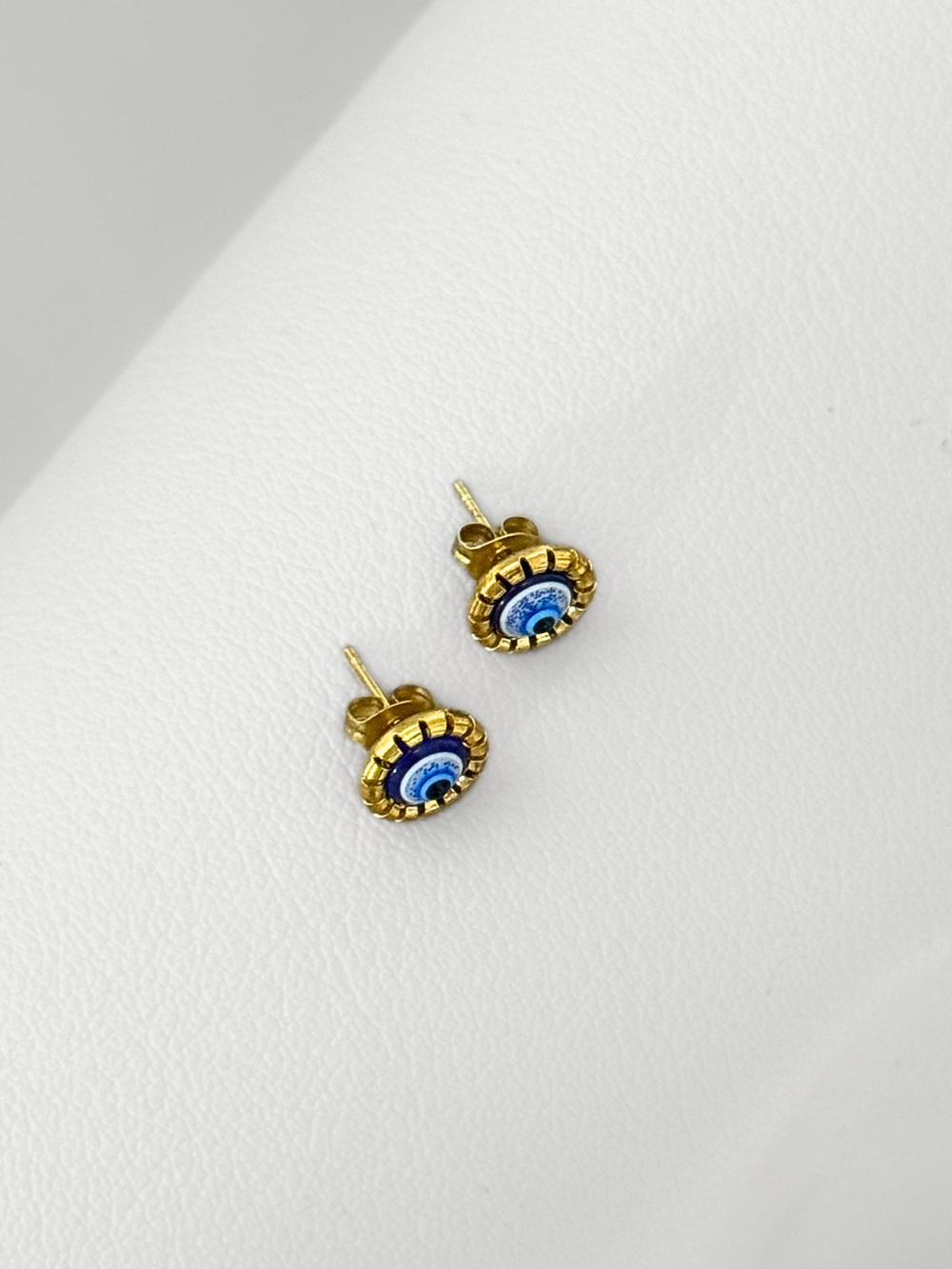 Aretes Golden Blue Eye
