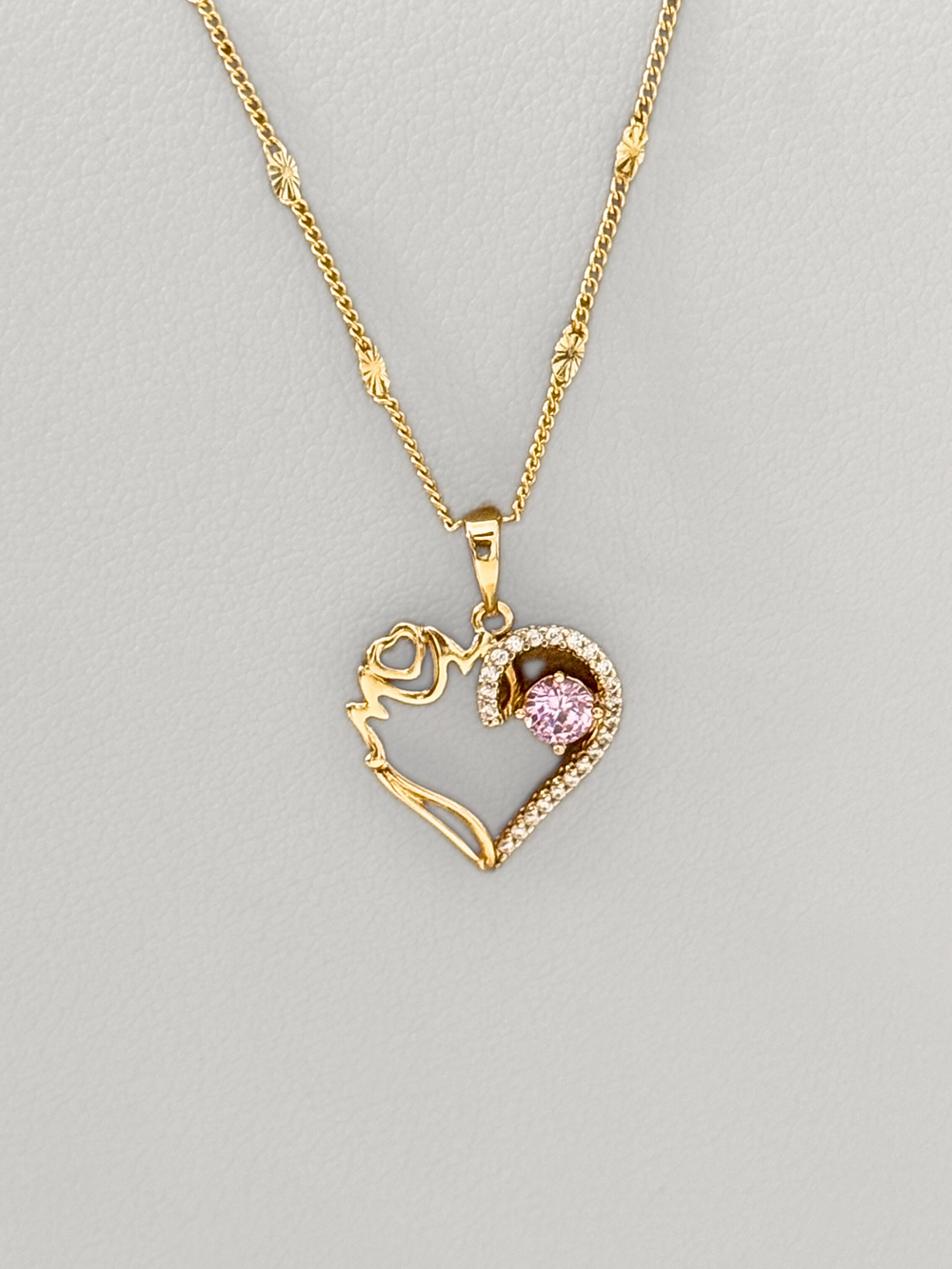 Collar Rose Gold Heartline