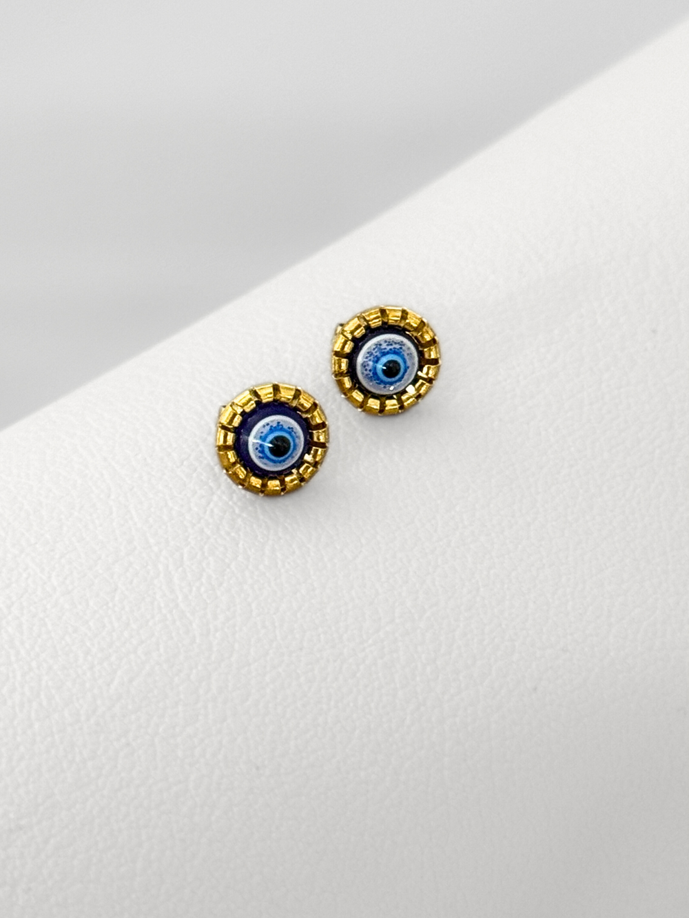Aretes Golden Blue Eye