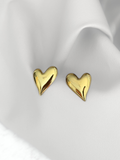 Aretes Heart Puff Gold