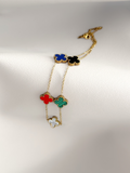 Collar Boreal estilo Van Cleef acero 316L dorado