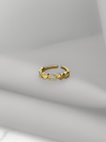 Anillo Golden Hearts Line