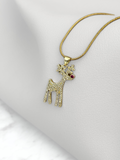 Collar Golden Reindeer Spark