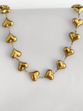 Collar Golden Hearts Choker