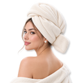 Gorro Toalla de Secado para Cabello Largo