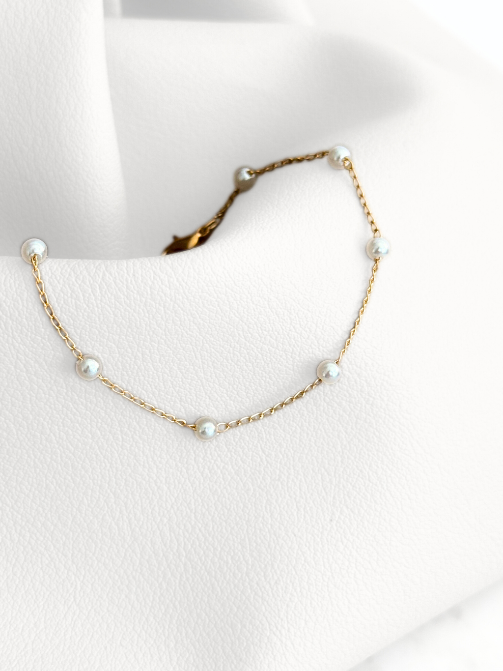 Collar Golden Pearls