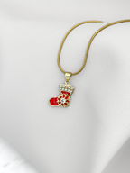 Collar Santa Boot Snowflake