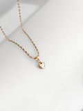Collar Rose Minimal Heart