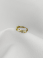 Anillo Golden Hearts Line