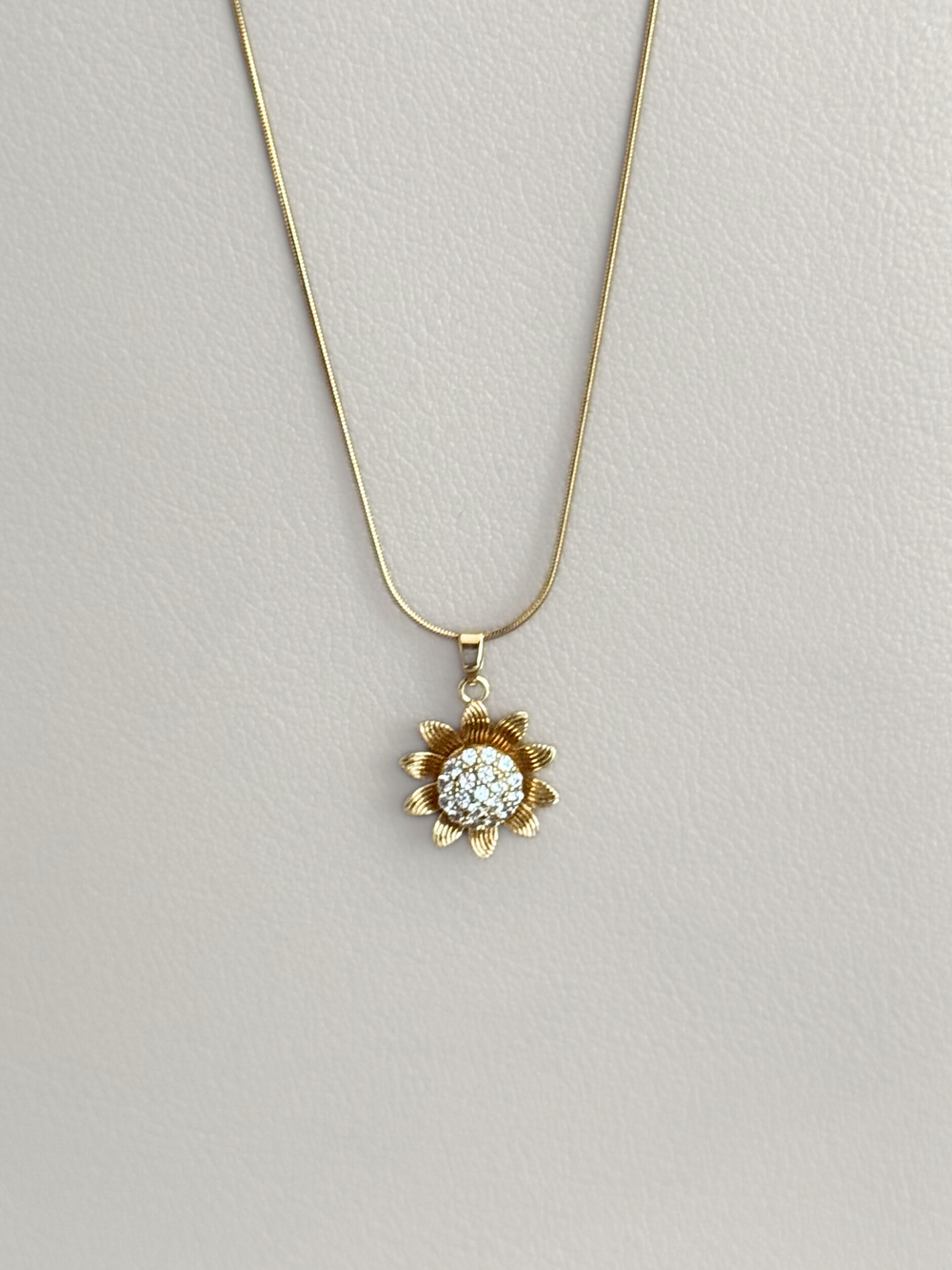 Collar Girasol giratorio de acero 316L