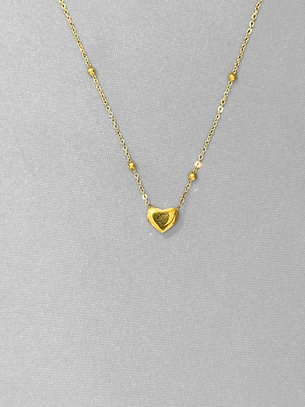 Collar Golden Thick Heart