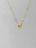 Collar Golden Thick Heart