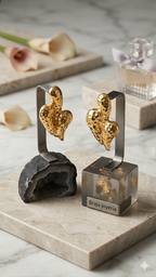 Aretes Golden Drip Spiga