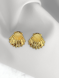 Aretes Nautic Shell Gold