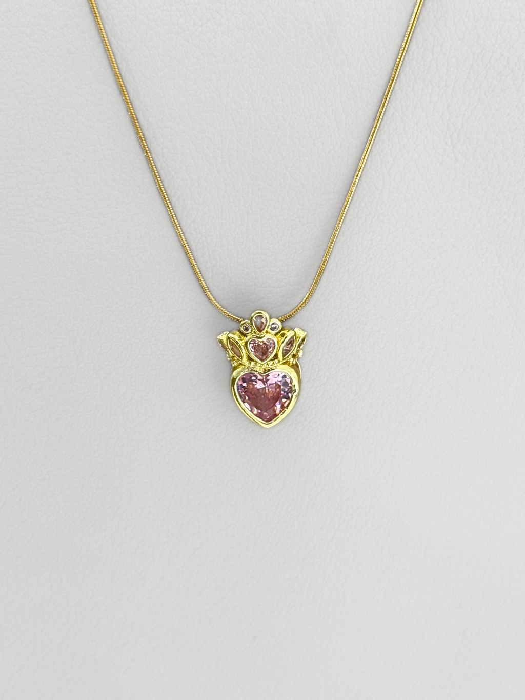 Collar Pink Royal Heart