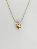 Collar Pink Royal Heart