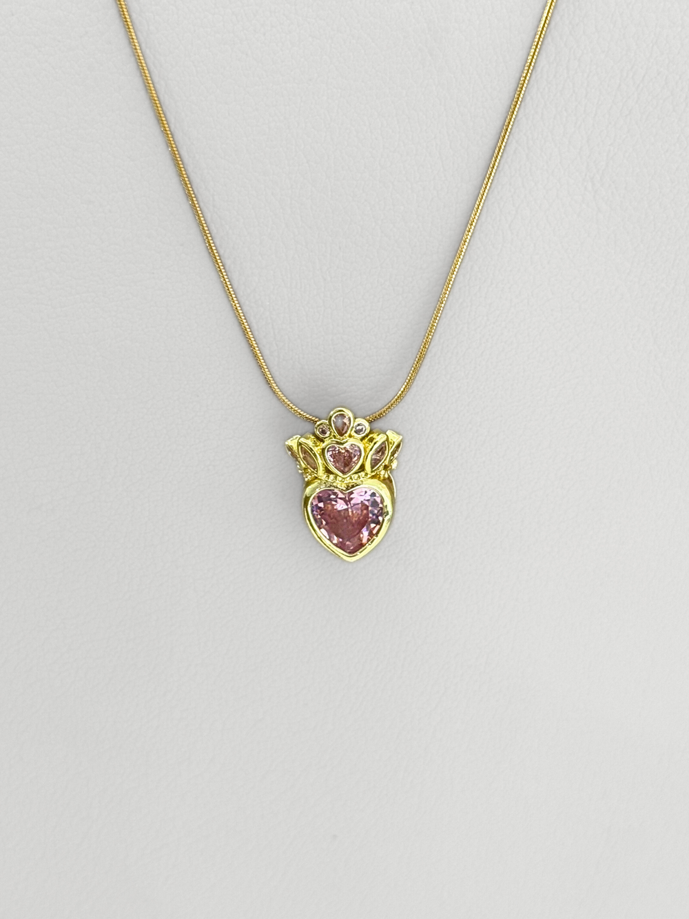 Collar Pink Royal Heart
