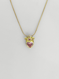 Collar Pink Royal Heart