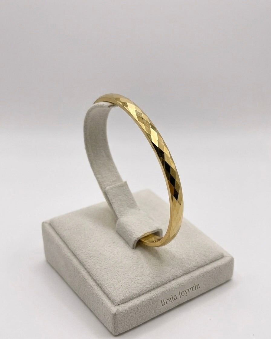 Brazalete Lumière Doré | Braja Joyería