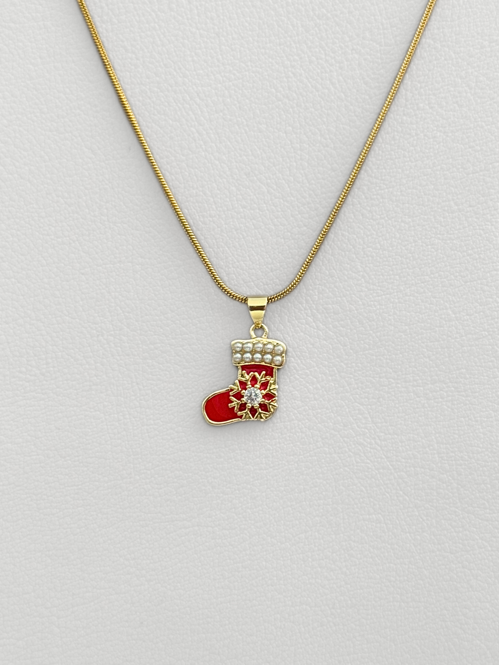 Collar Santa Boot Snowflake