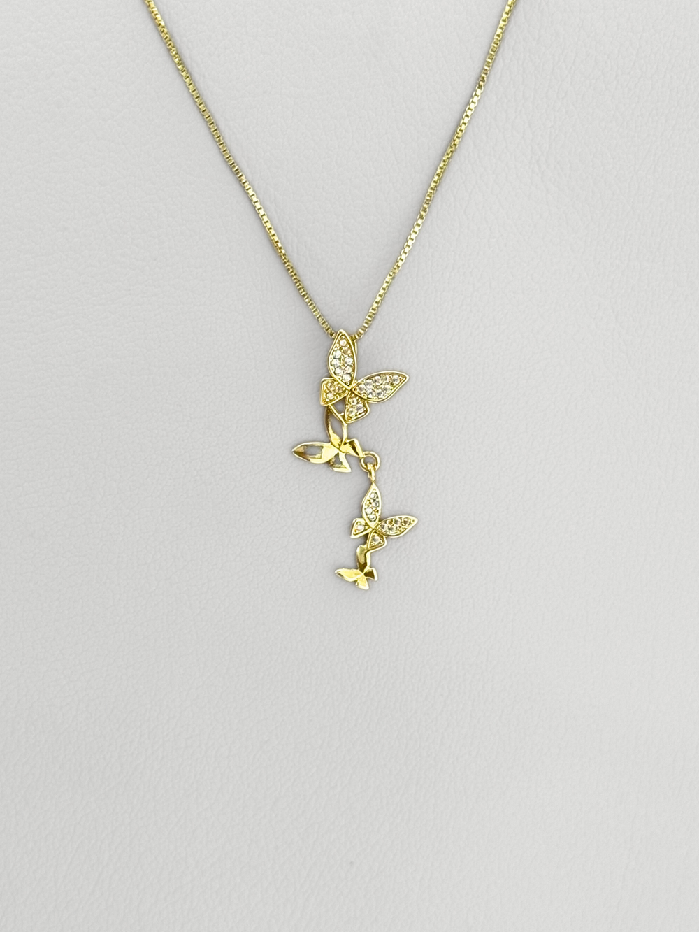 Collar Golden Butterfly Dance