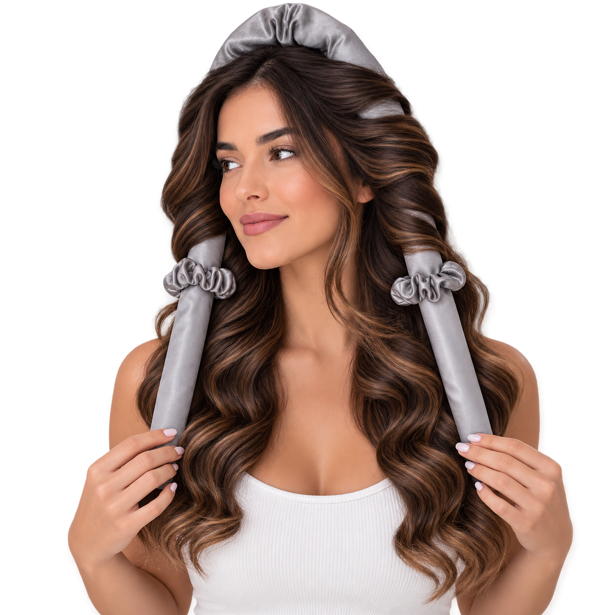 Pack Rizador Sin Calor + Gorra de Satén para Ondas y Rizos