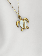Collar Ocean Turtle Gold