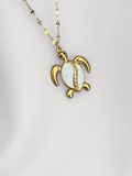 Collar Ocean Turtle Gold