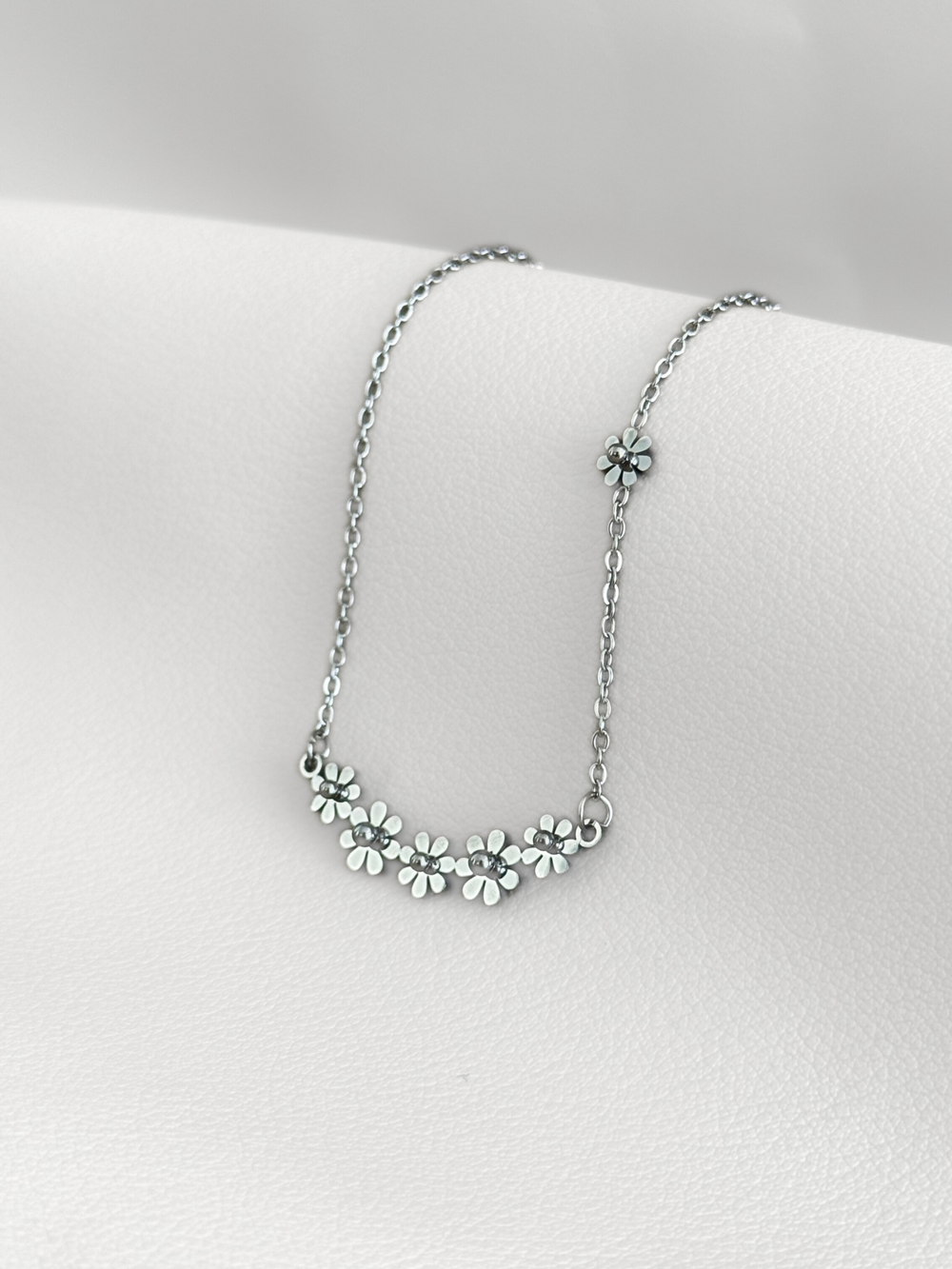 Collar Garden Flower de acero 316L