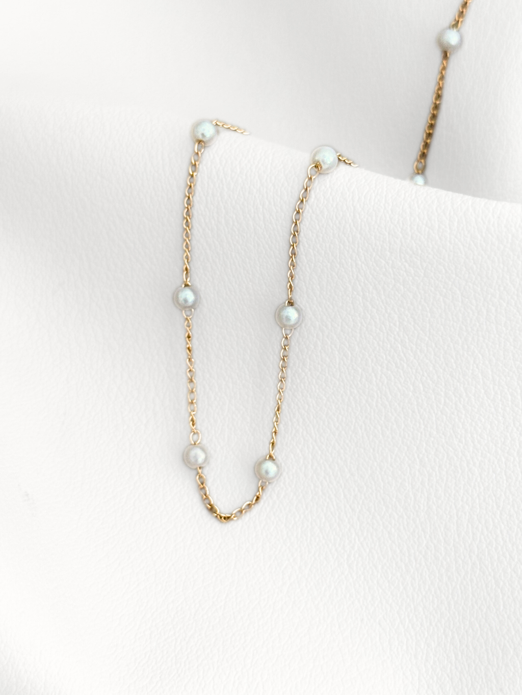 Collar Golden Pearls