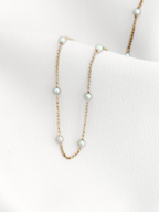 Collar Golden Pearls