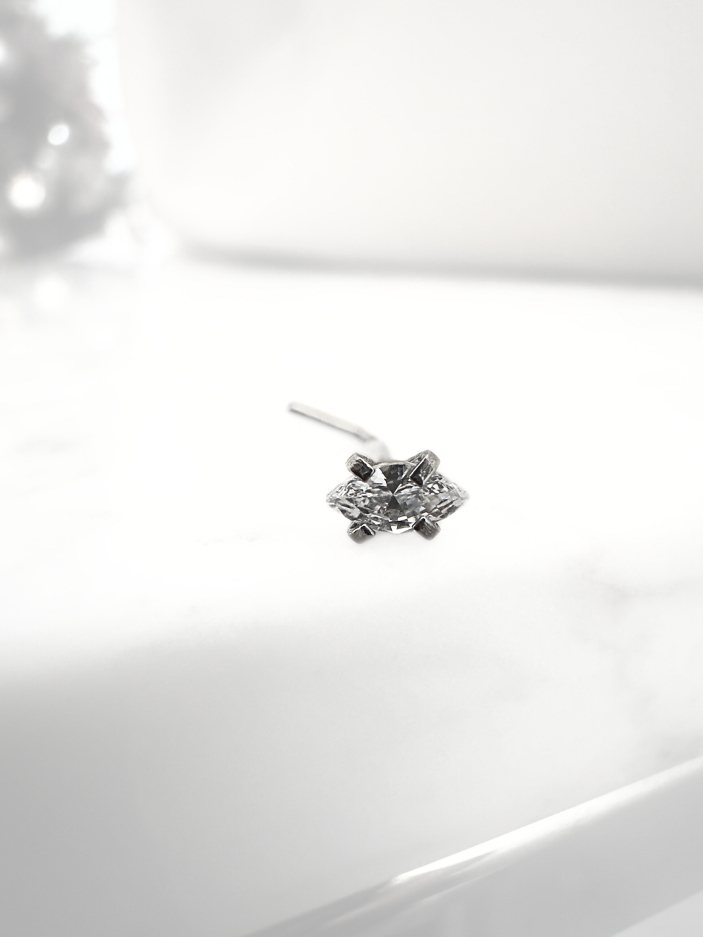 Piercing Nostril Crystal Point