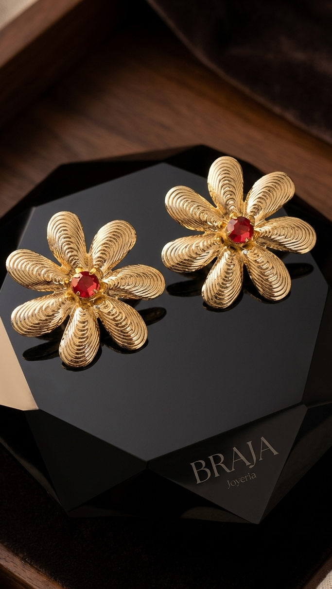Aretes Golden Light Glow