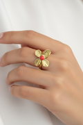 Anillo “Red Bloom Max”