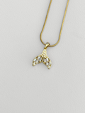 Collar Golden Mermaid Tail
