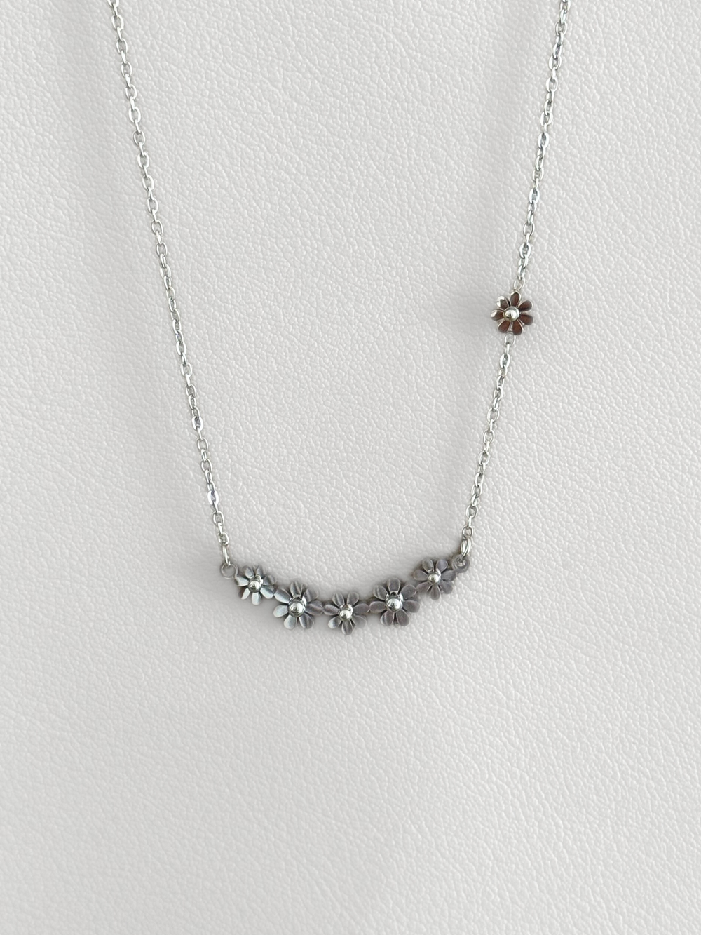 Collar Garden Flower de acero 316L