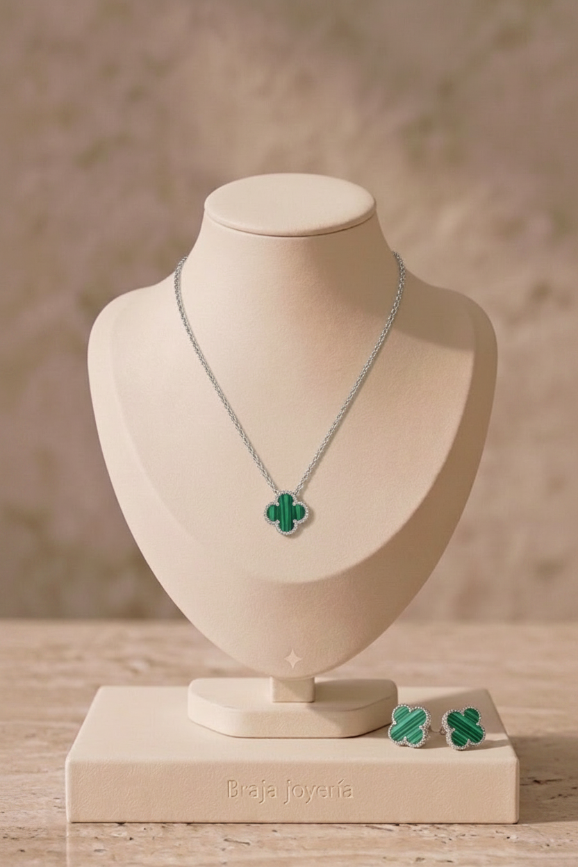 Silver Green Clover