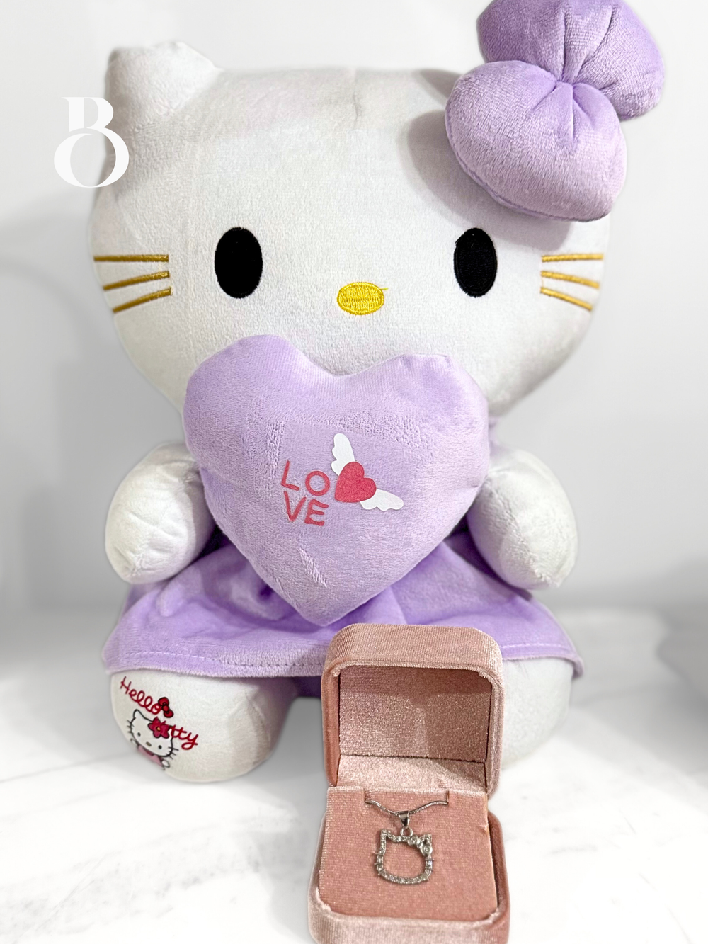 Kittymania Set Hello Key & Kitty Purple