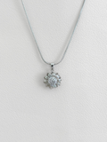 Collar Giratorio Girasol Silver