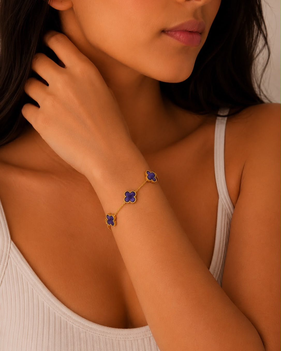 Pulsera Lucky Clover Violet
