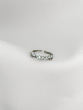 Silver Heartline Ring