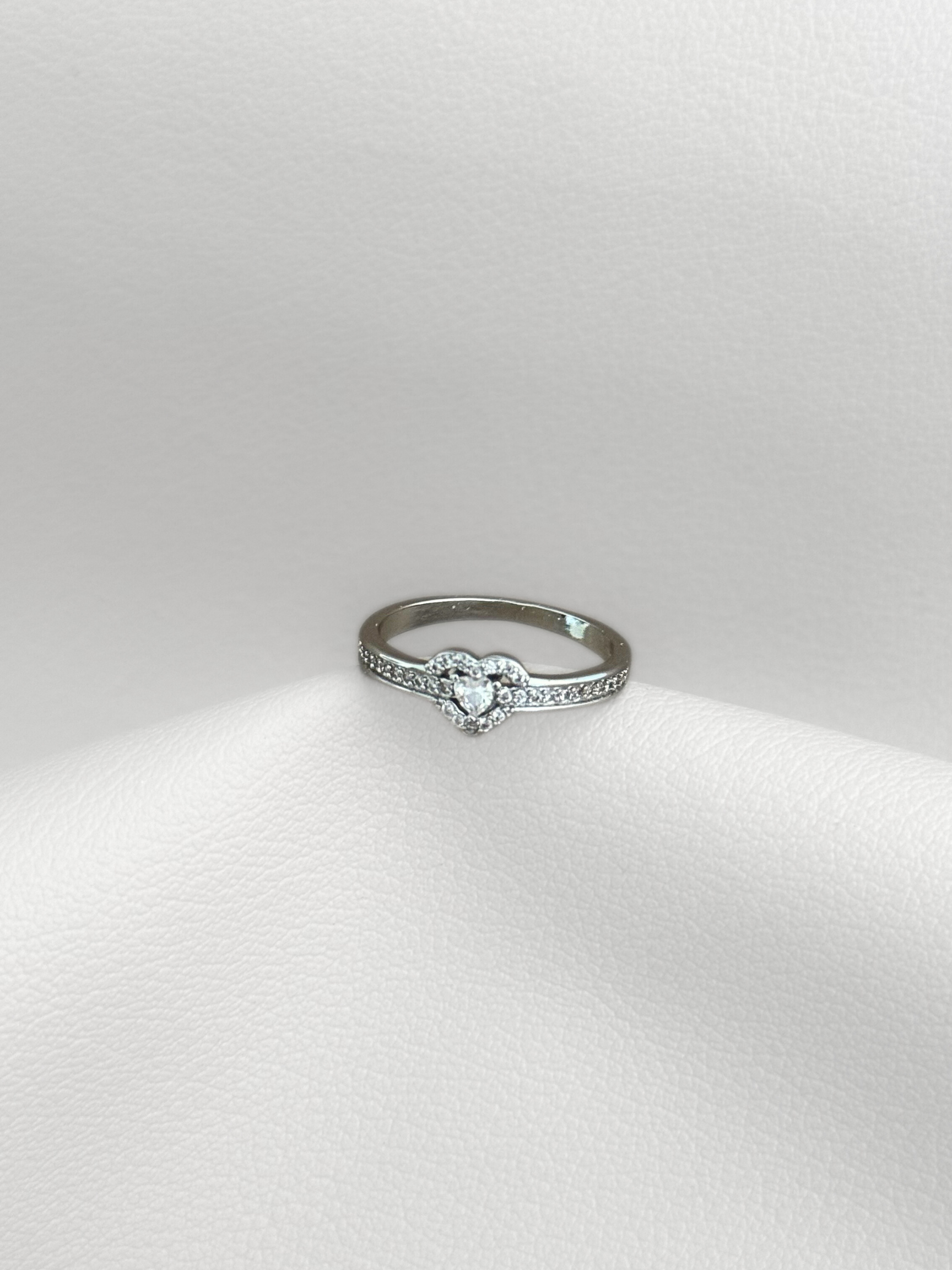 Anillo Silver Promise Heart