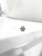 Piercing Snowflake L Silver