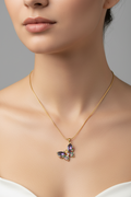 Collar Golden Butterfly Shine