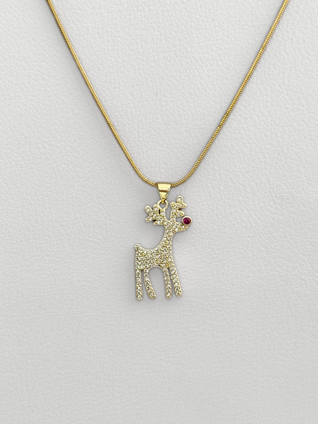 Collar Golden Reindeer Spark