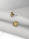 Aretes Golden Clover Chic