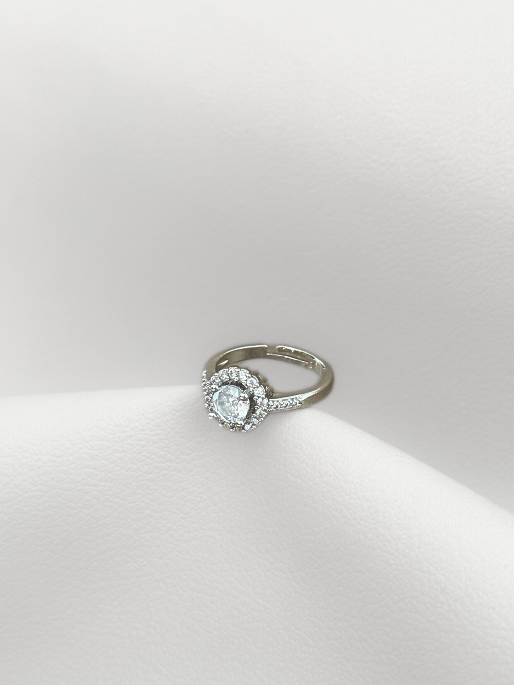 Anillo Silver Halo Shine