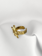 Anillo Dorado Bloom Luxe Regulable