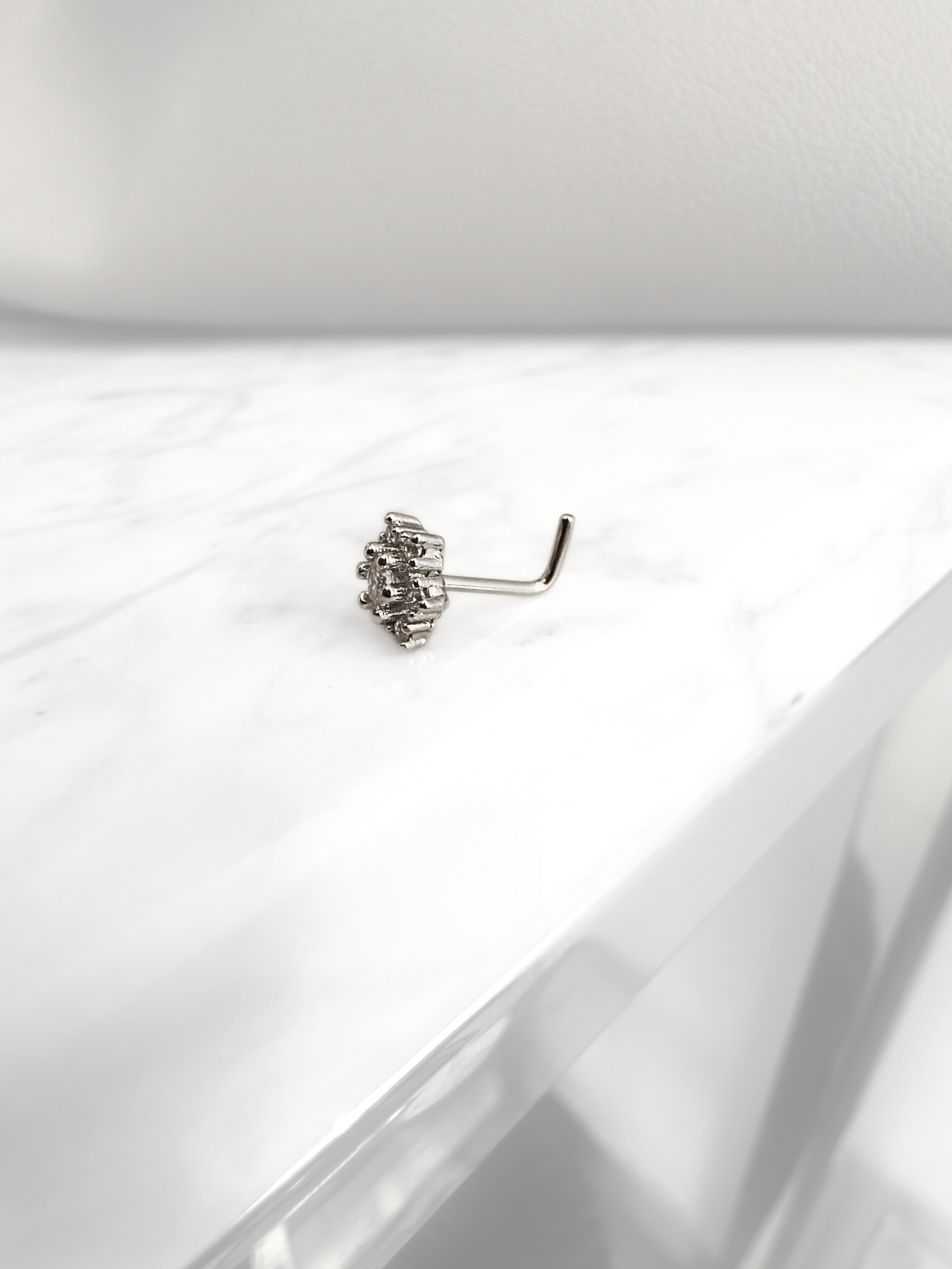 Piercing Snowflake L Silver