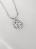 Collar Giratorio Girasol Silver